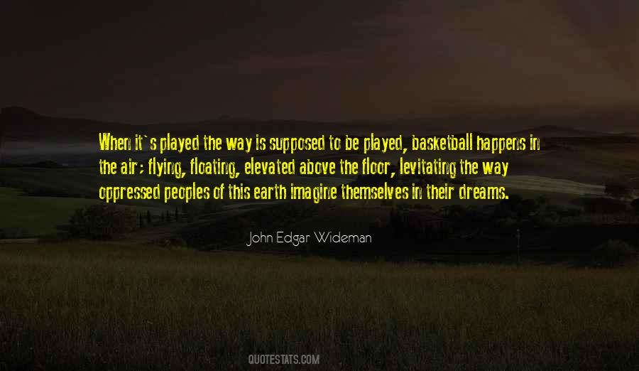 Floating In The Air Quotes #857518