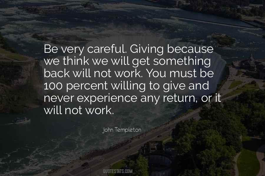 Quotes About Giving 100 Percent #757341