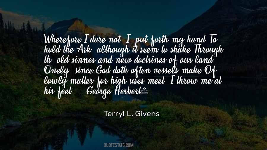 Quotes About Givens #1075549