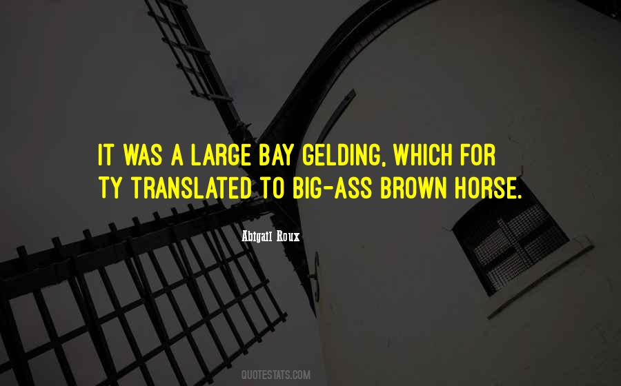 Gelding Horse Quotes #906792