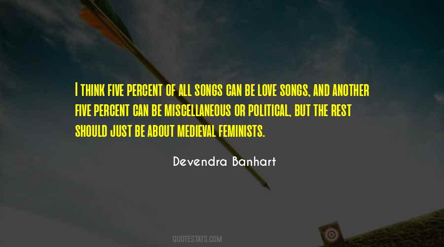 Feminist Songs Quotes #1334839