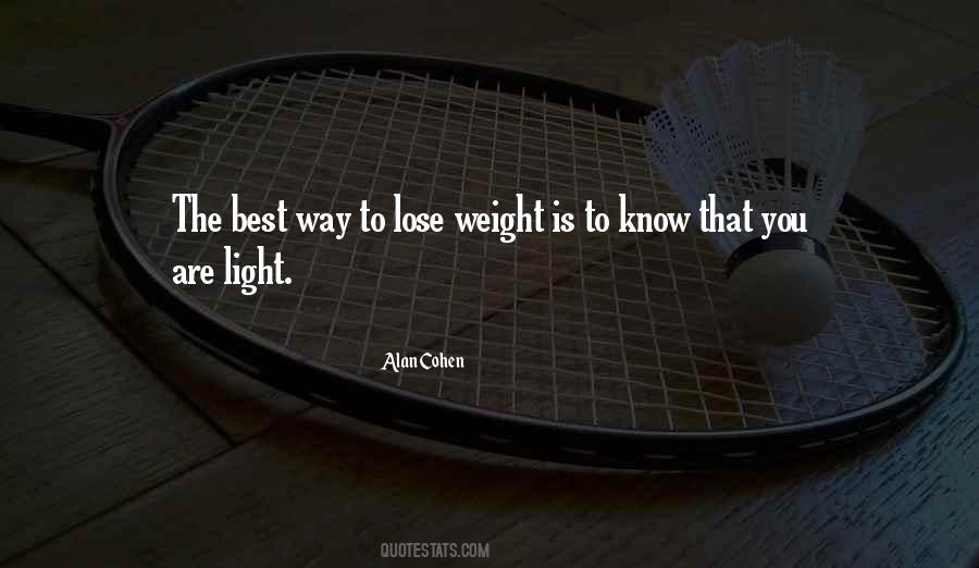 Lose The Weight Quotes #703300