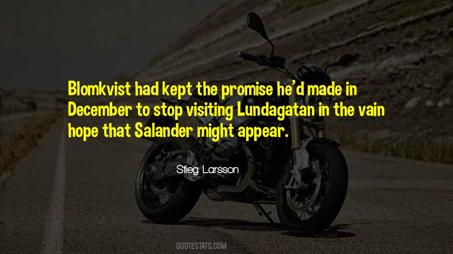 A Promise Not Kept Quotes #1125414