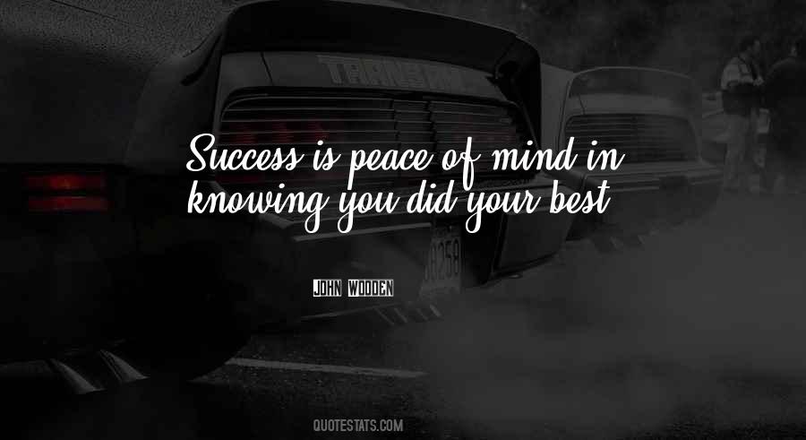 Peace In Mind Quotes #621258