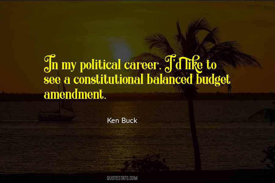 Political Career Quotes #385774