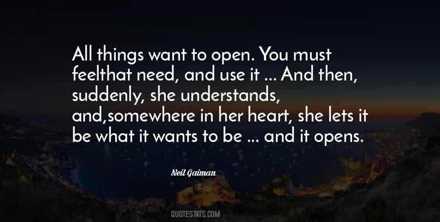 Open Your Heart To Others Quotes #11581