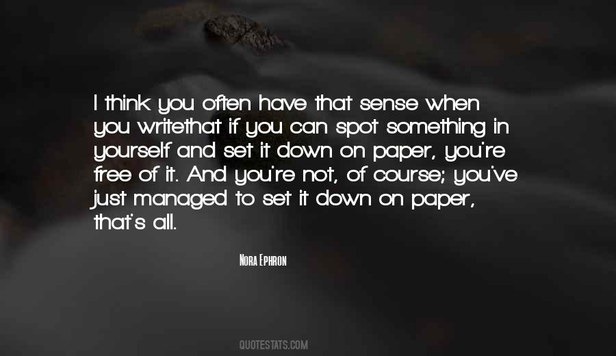 When You Free Yourself Quotes #1756166