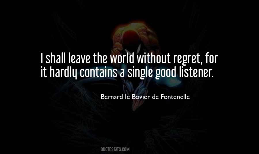 You Are A Good Listener Quotes #43707