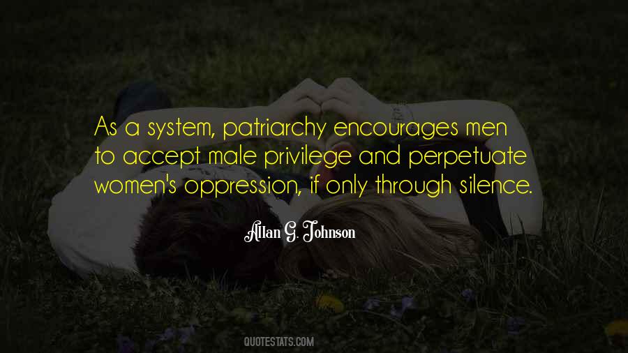 Male Patriarchy Quotes #863229
