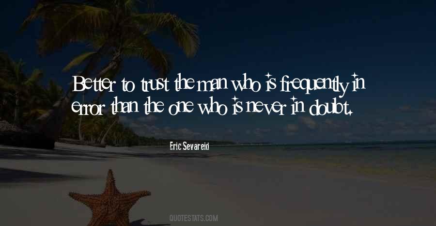 Man Trust Quotes #200998