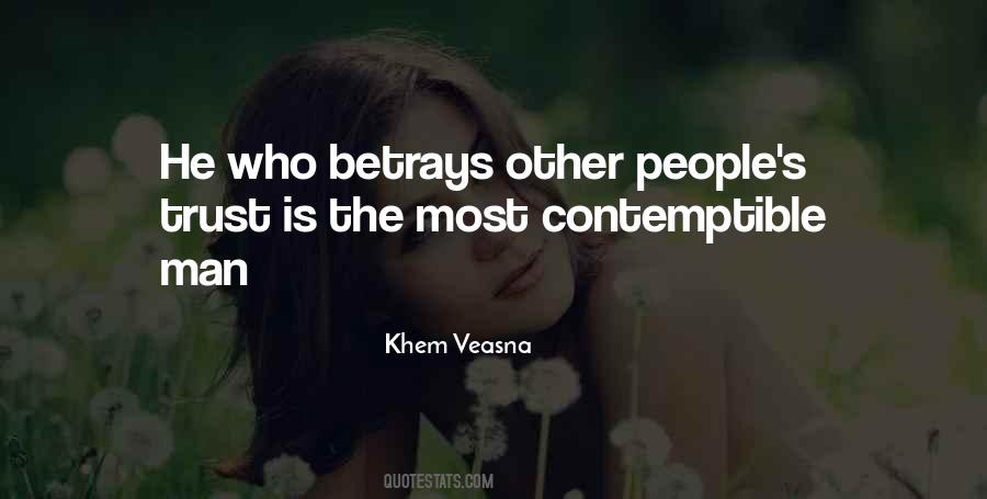 Man Trust Quotes #265090