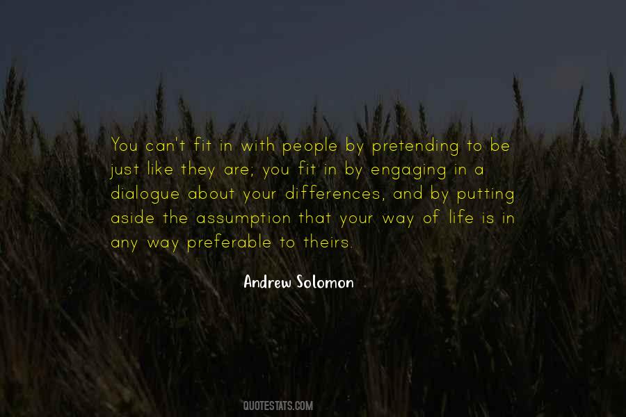 Pretending Life Quotes #152792
