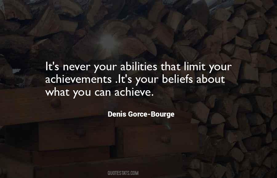 What You Can Achieve Quotes #182119