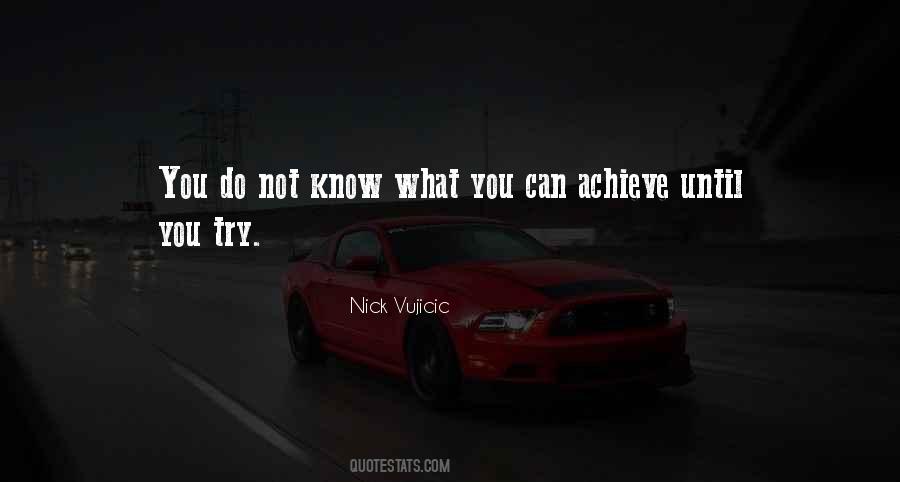 What You Can Achieve Quotes #408961