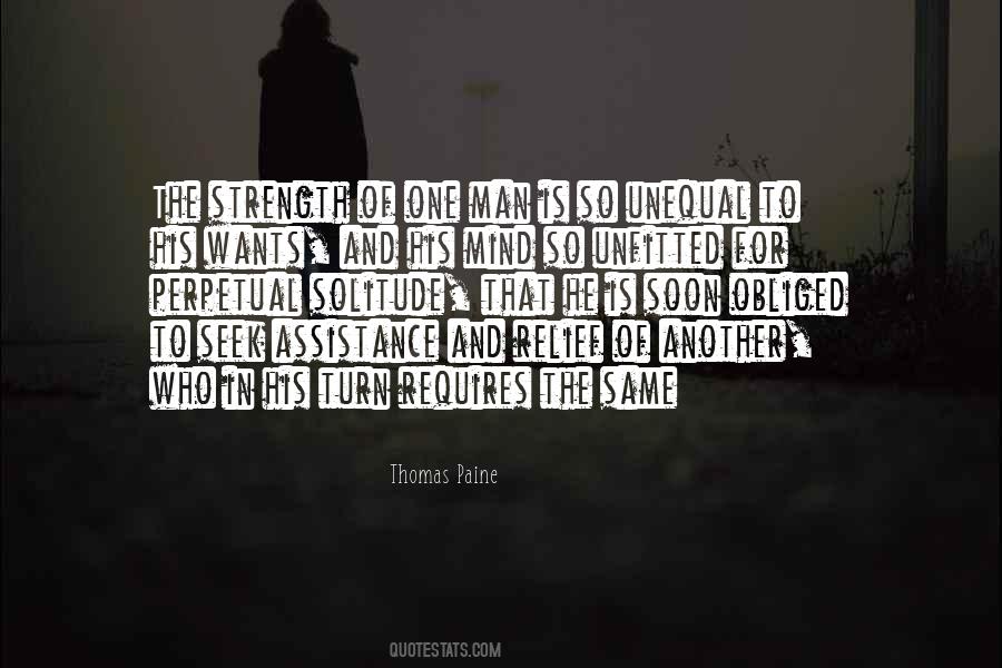 Solitude Is Strength Quotes #697765