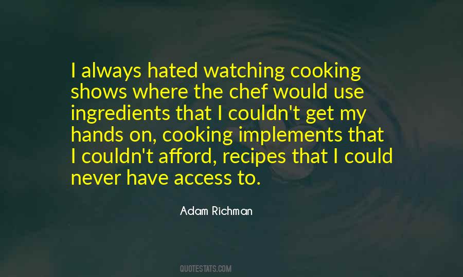 Cooking Chef Quotes #270833