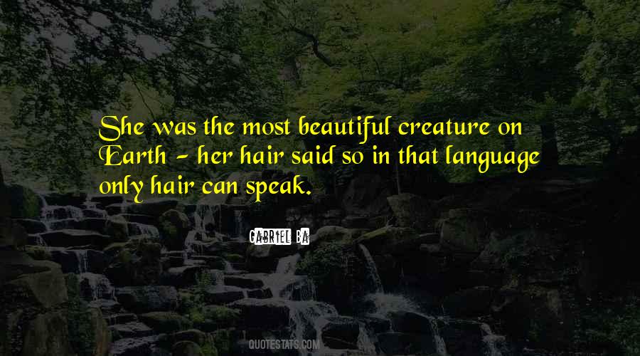 Beauty Language Quotes #1051813