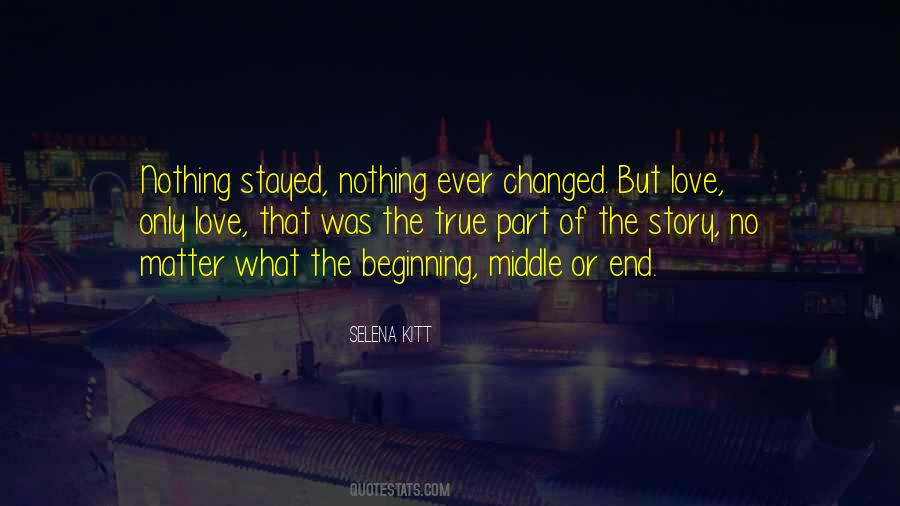 End Love Story Quotes #1155458