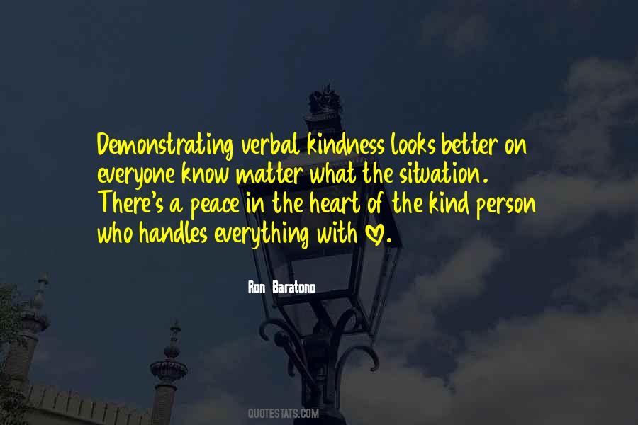 Kindness Peace Quotes #309349