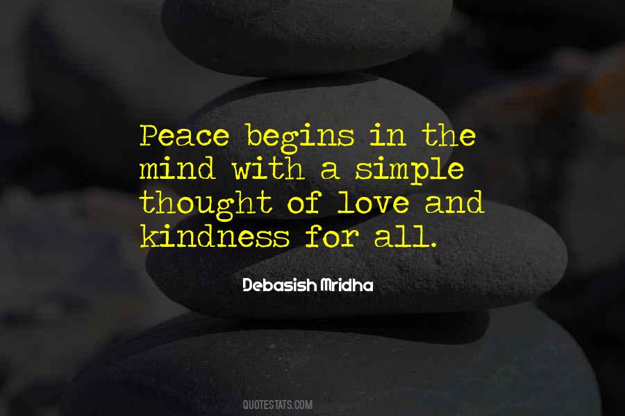 Kindness Peace Quotes #658665