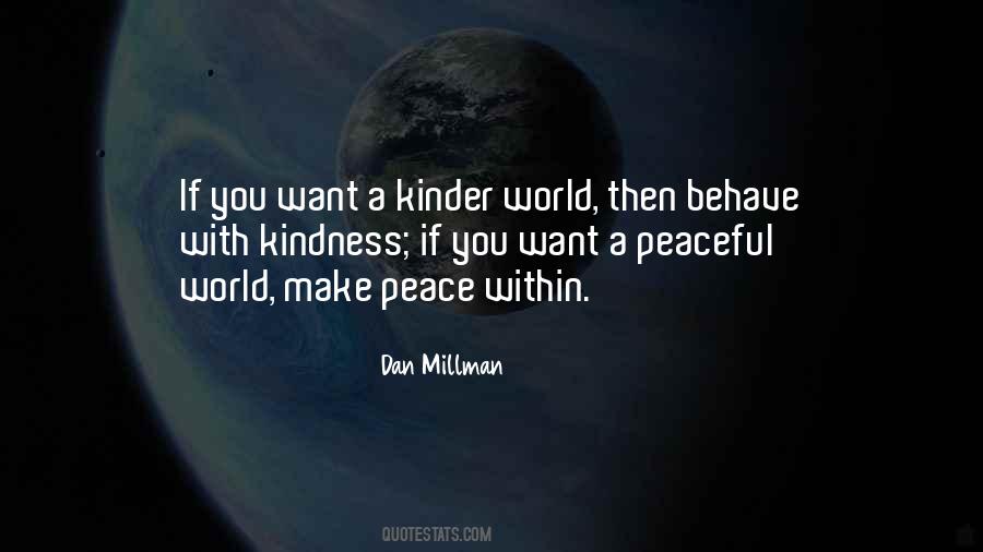 Kindness Peace Quotes #853454