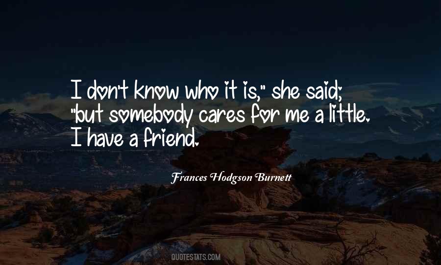 Quotes About Friend Who Cares #1118160