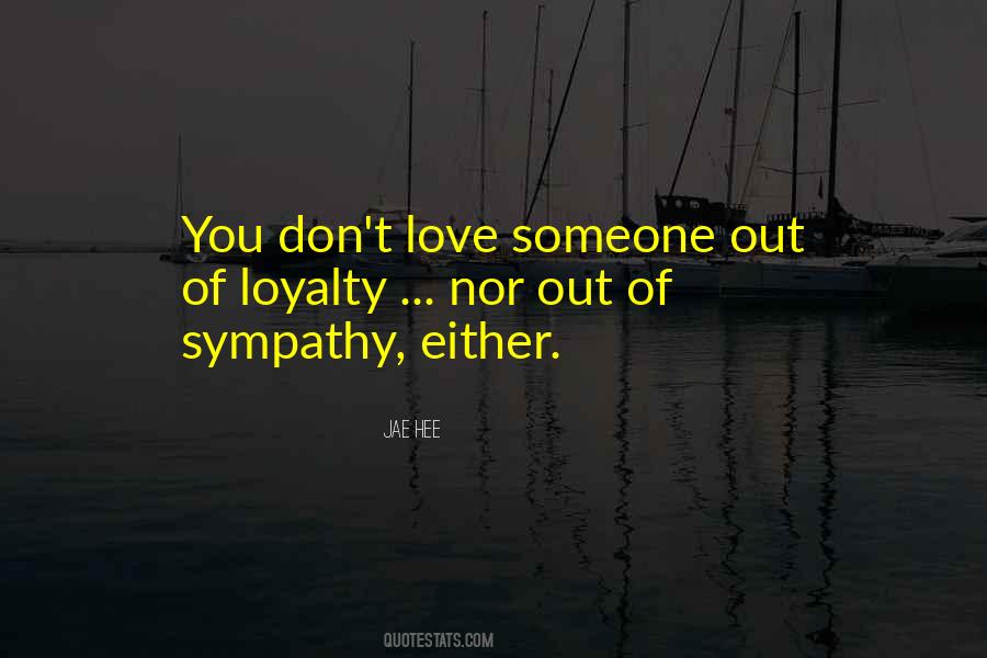 Love Sympathy Quotes #781803