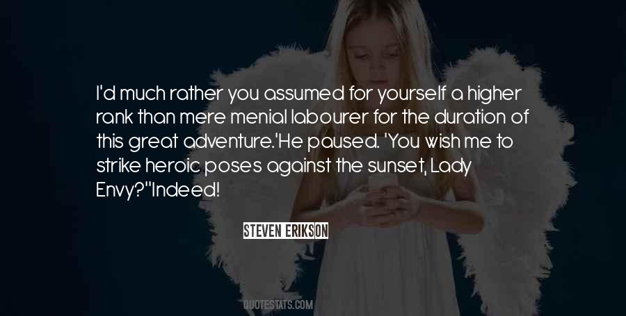 Nothing To Envy Quotes #13183