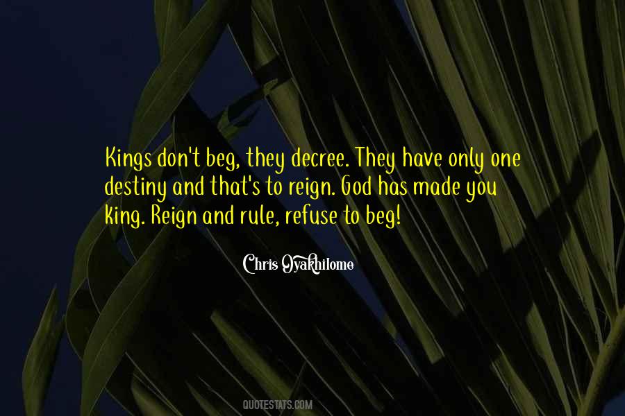Only One King Quotes #134560