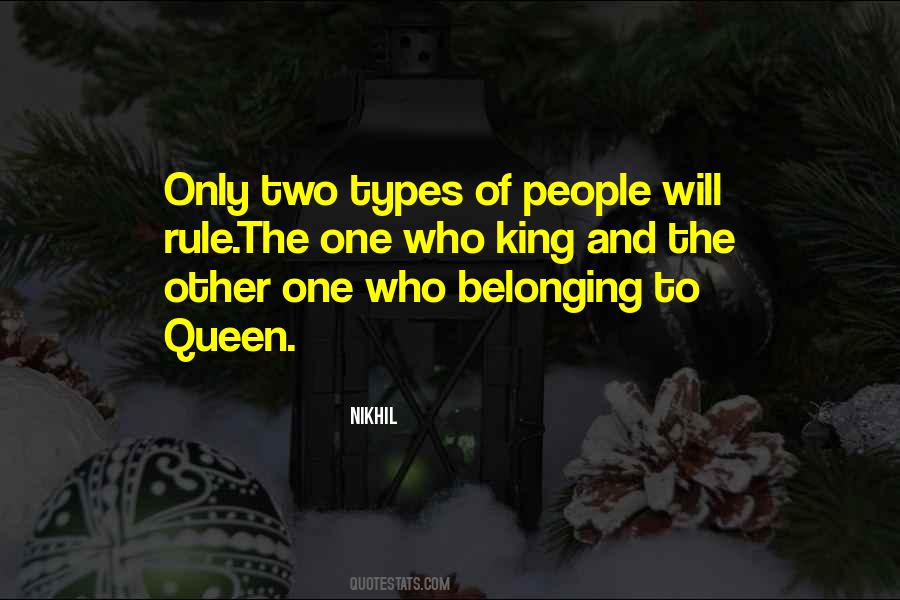Only One King Quotes #780830