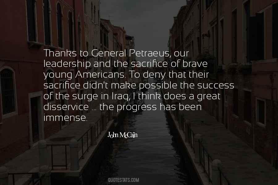 Leadership Sacrifice Quotes #883920