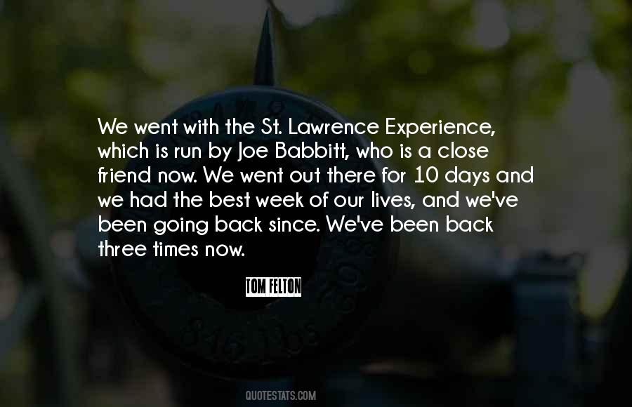 Went For A Run Quotes #196976