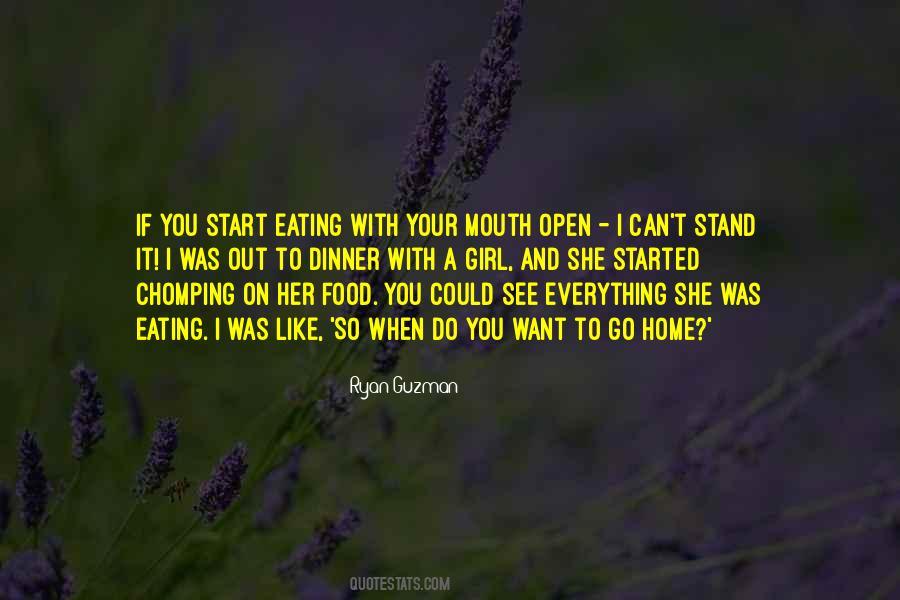 Eating With You Quotes #1137174