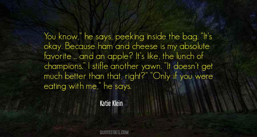 Eating With You Quotes #1823482