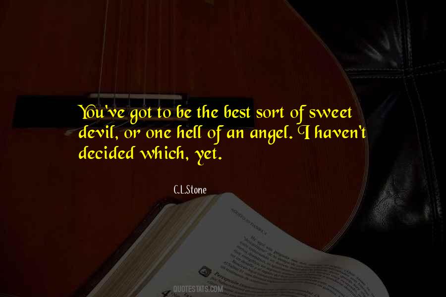 Sweet Devil Quotes #1095928