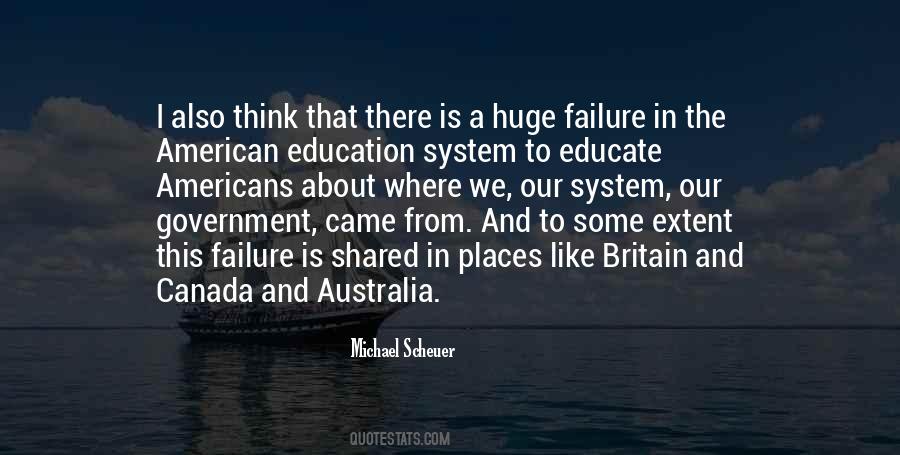 Quotes About The American Education System #166046
