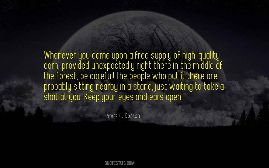 Keep Your Eyes And Ears Open Quotes #343127