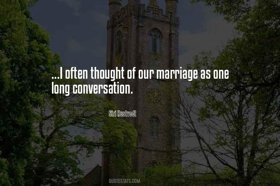 Long Conversation Quotes #83250