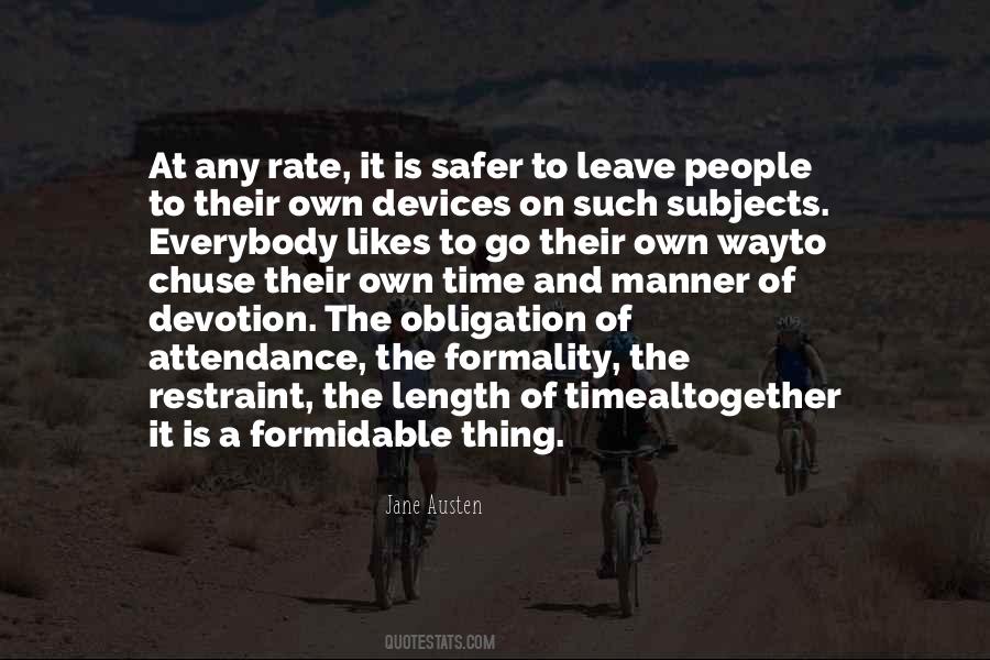 Leave People Quotes #1511109
