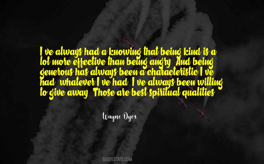 Generous And Kind Quotes #355165