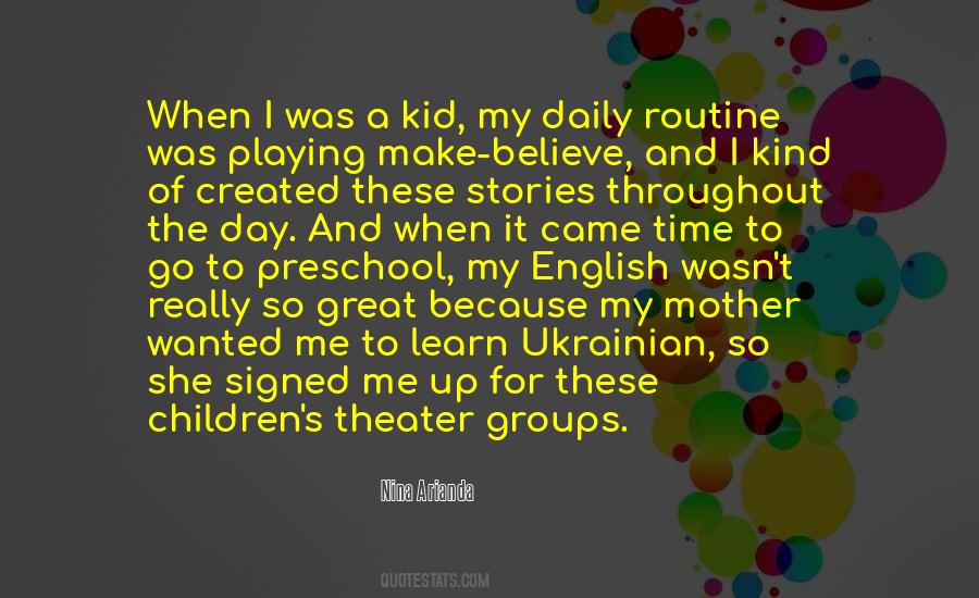 Daily Routine For Quotes #927311
