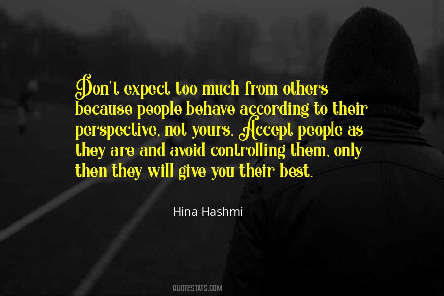 Expect And Accept Quotes #1815545