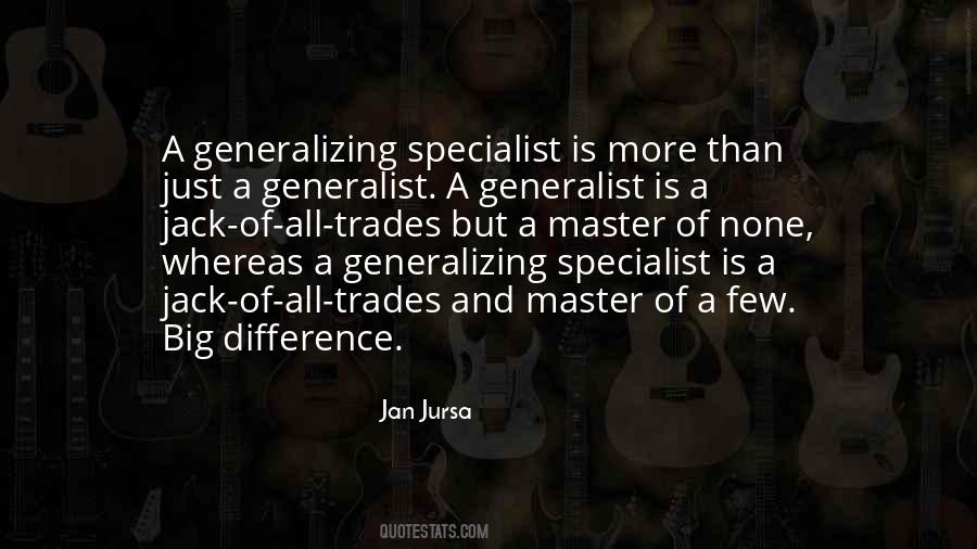 Generalist Quotes #972050