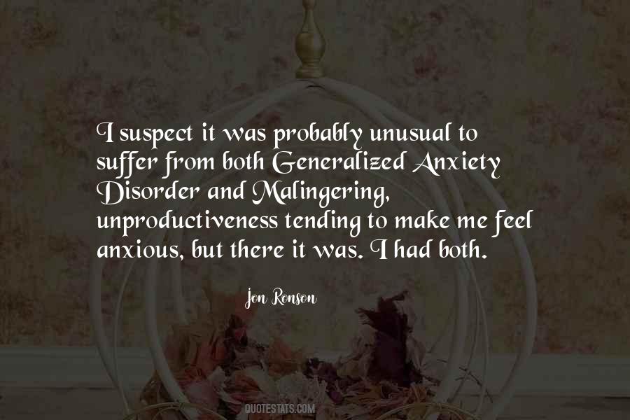 Generalized Anxiety Quotes #1603840