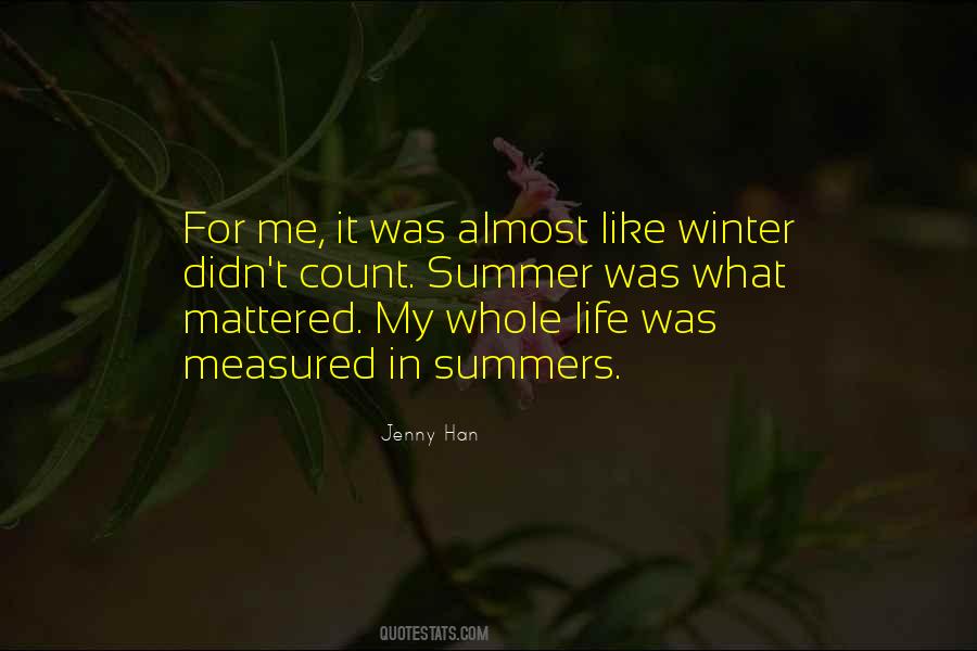 My Winter Quotes #1435087