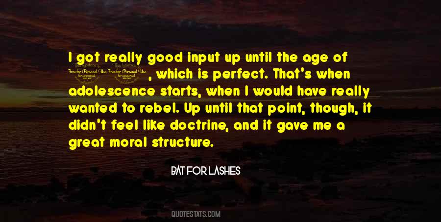 Perfect Age Quotes #1751222
