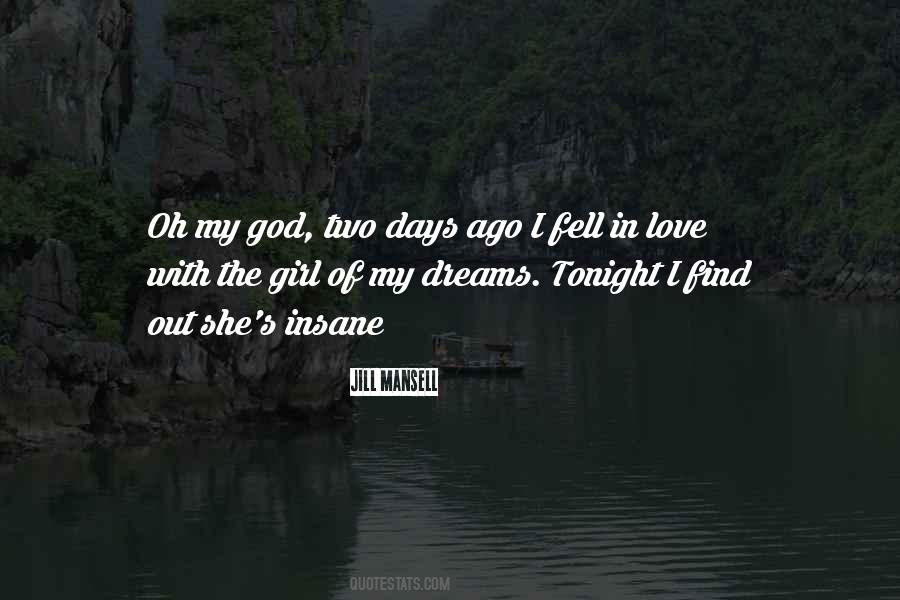 Quotes About Girl Of My Dreams #1483017
