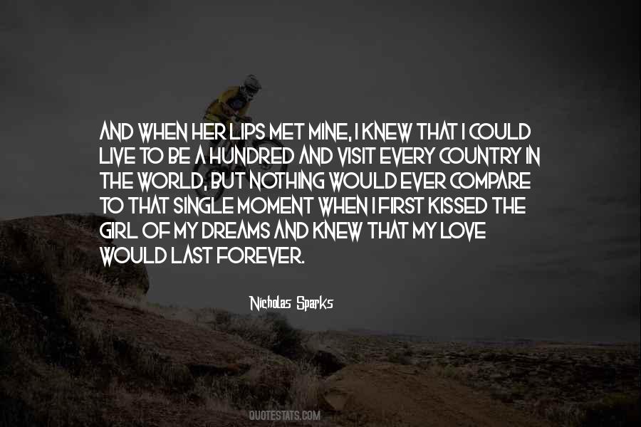 Quotes About Girl Of My Dreams #829279