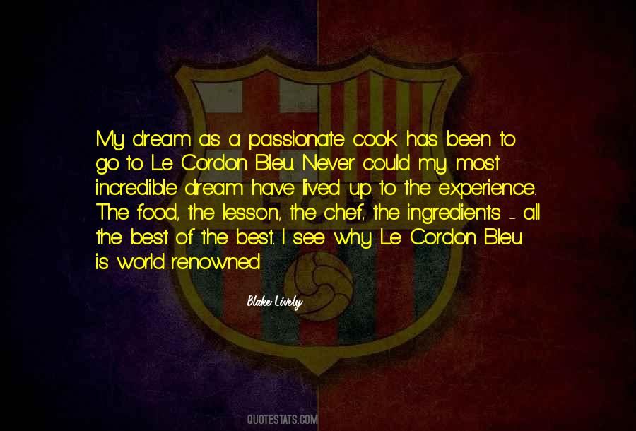 The Best Chef Quotes #1229888