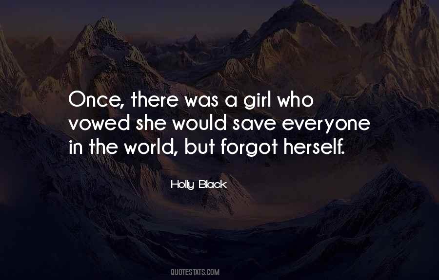 Quotes About Girl Herself #555436